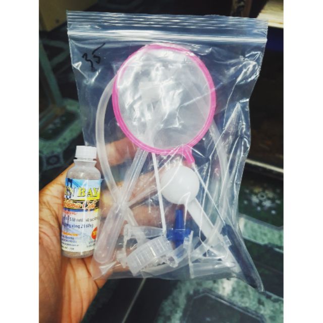 COMBO BỘ ẤP VÀ 10G ARTEMIA ẤP MỸ CHO CÁ