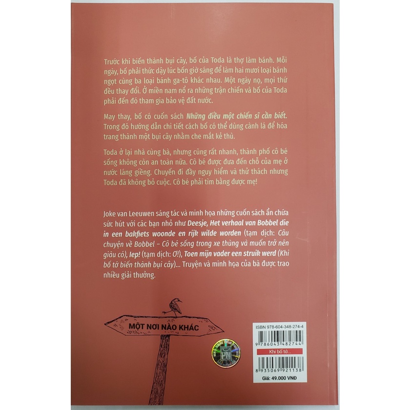 Sách - Khi Bố Tớ Biến Thành Bụi Cây - Joke Van Leeuwen