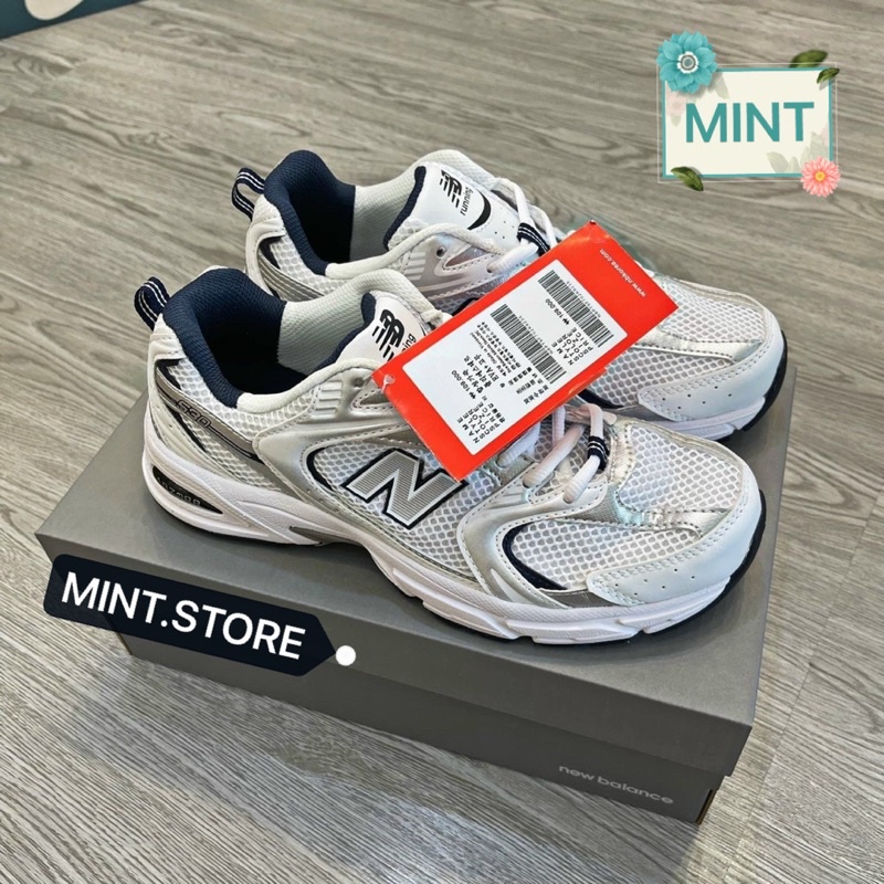 🌻MINTSTORE🌻Giày sneaker nb530 trắng chữ xám