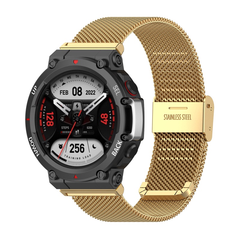 Dây Đeo Không Gỉ Kiểu Dáng Thời Trang Dành Cho Đồng Hồ Thông Minh AmazfitT Rex 2