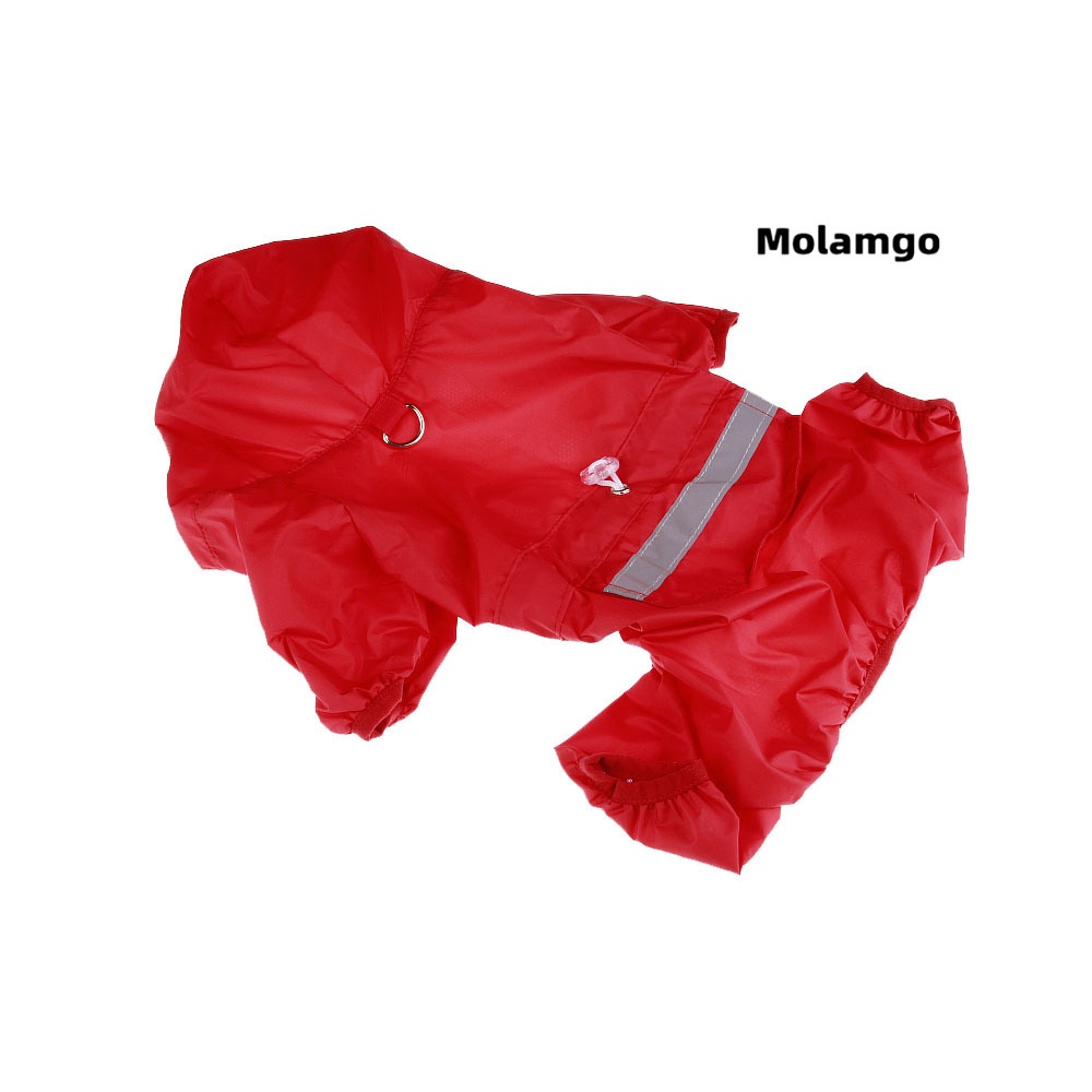 Áo Mưa Trong Suốt Chống Thấm Nước Có Mũ Trùm Thiết Kế Chắn Gió Tiện Dụng Cho Thú Cưng
