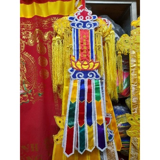 Phướn -phan phật 2 mặt dài 1m50 chân phi