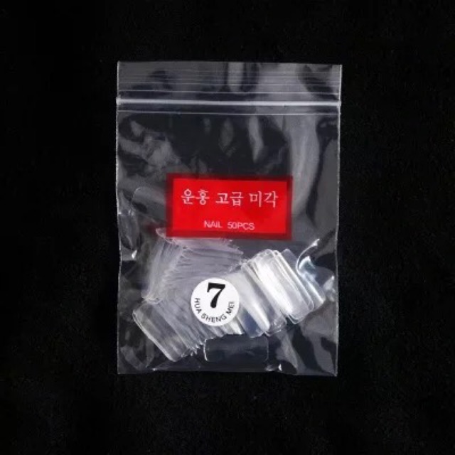 Túi 50 móng vuông up tay lẻ Size ( 7-8-9)