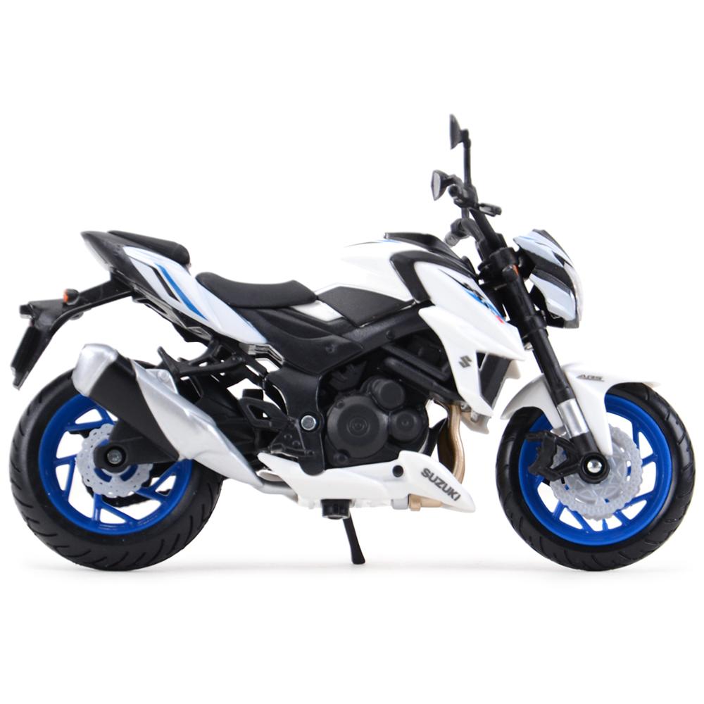 Maisto 1:18 Suzuki GSX-S750 ABS Die Cast Đồ chơi mô hình tĩnh mô tô sưu tầm