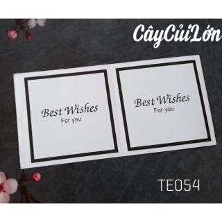 Set 5 tấm tem dán