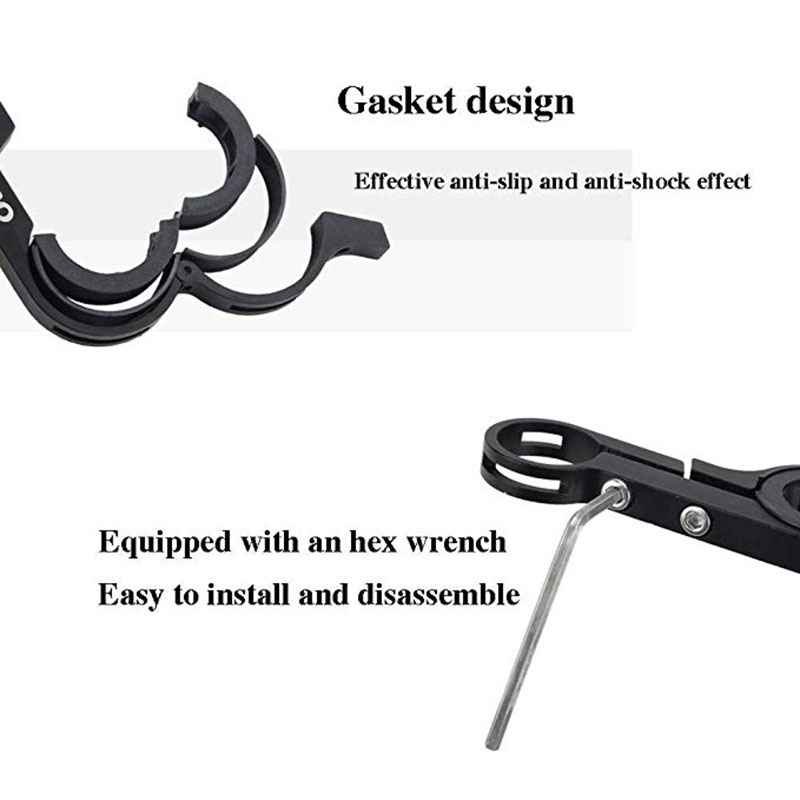 Globetrotter【COD &amp; Hàng sẵn sàng】Khung mở rộng khung đèn xe đạp bằng sợi carbon đa năng tiện lợi