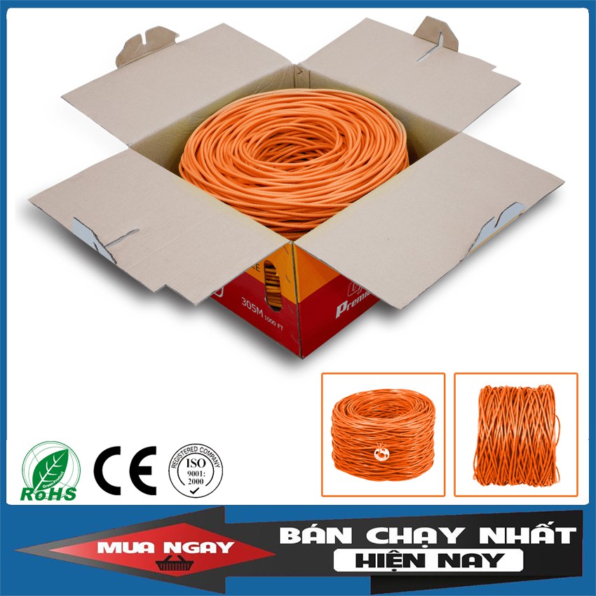 [CHÍNH HÃNG] Cáp mạng Cat5e Golden Link chất lượng cao - Đại lý phân phối toàn quốc