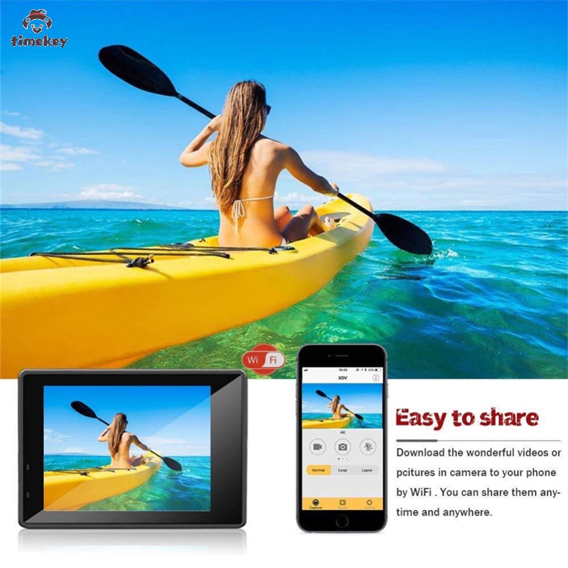 Camera hành trình H9 1080p/60fps 20MP WiFi 2.0" Ultra HD 4K Mini Cam chống thấm nước | BigBuy360 - bigbuy360.vn
