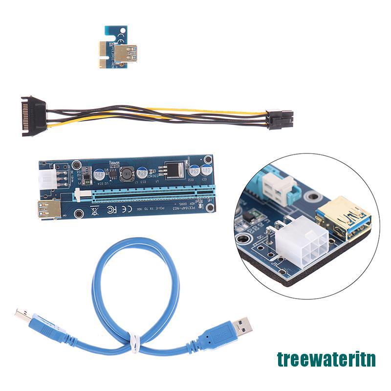 Card Mở Rộng Ver009S Usb 3.0 Pci-E Riser Express 1x Sang 16x Cho Btc Mini | BigBuy360 - bigbuy360.vn