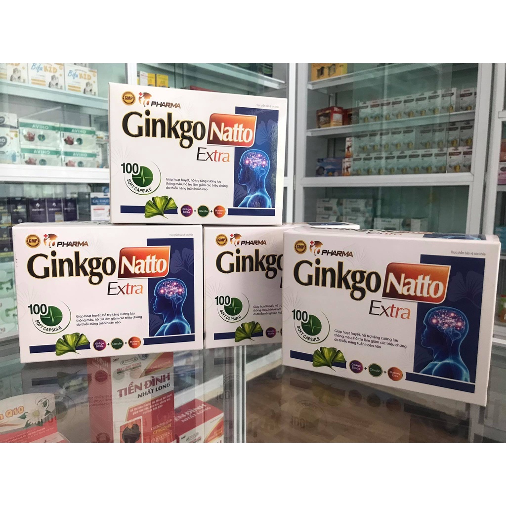 Tuần Hoàn Não GINKGO NATTO EXTRA - Tăng Cường Lưu Thông Máu Lên Não