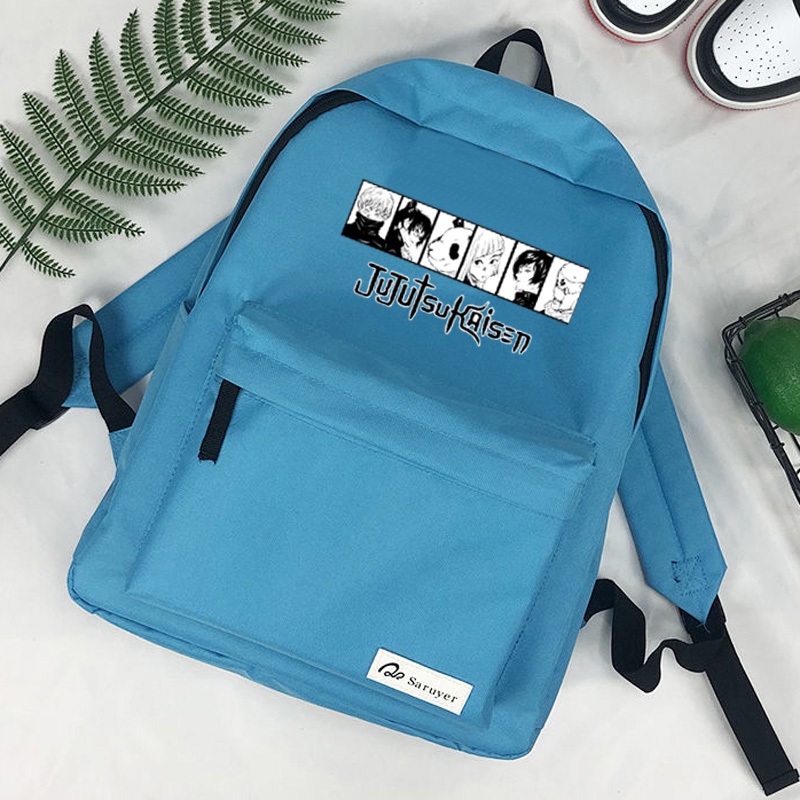 Jujutsu Kaisen Satoru Gojo Itadori bolsas Balo Đi Học / Du Lịch Đựng laptop Tiện Dụng