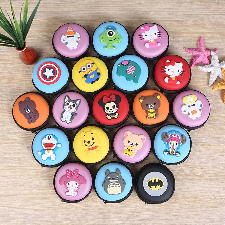 Hộp Đựng Tai Nghe Cáp Sạc Hoạt Hình SUKAHOUSE A377