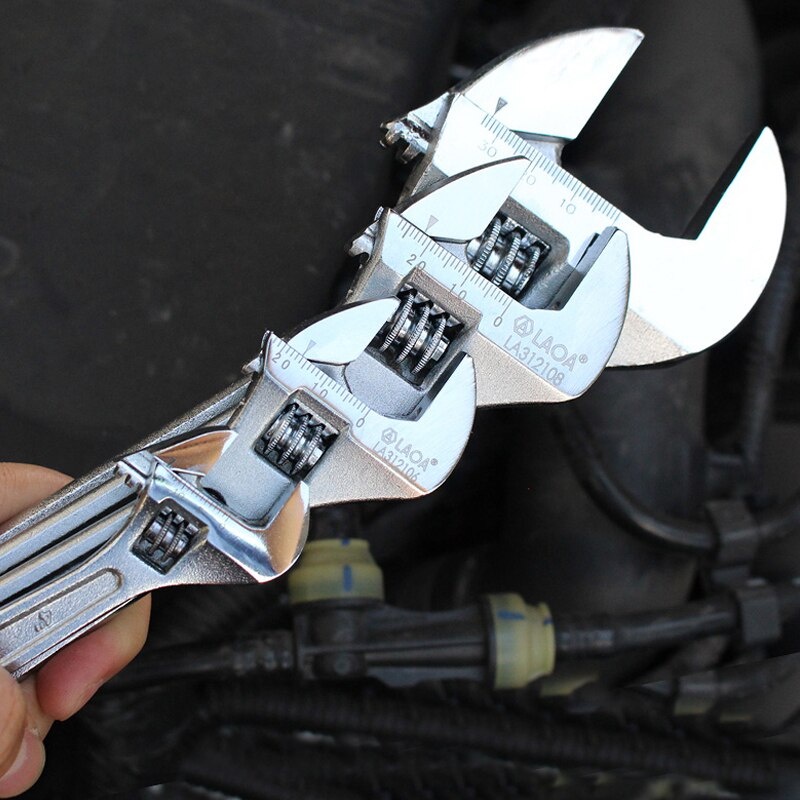 Mỏ Lết 4inch / 6inch / 8inch Chuyên Dụng LAOA, Làm Từ Thép Cacbon Bền Bỉ Cao