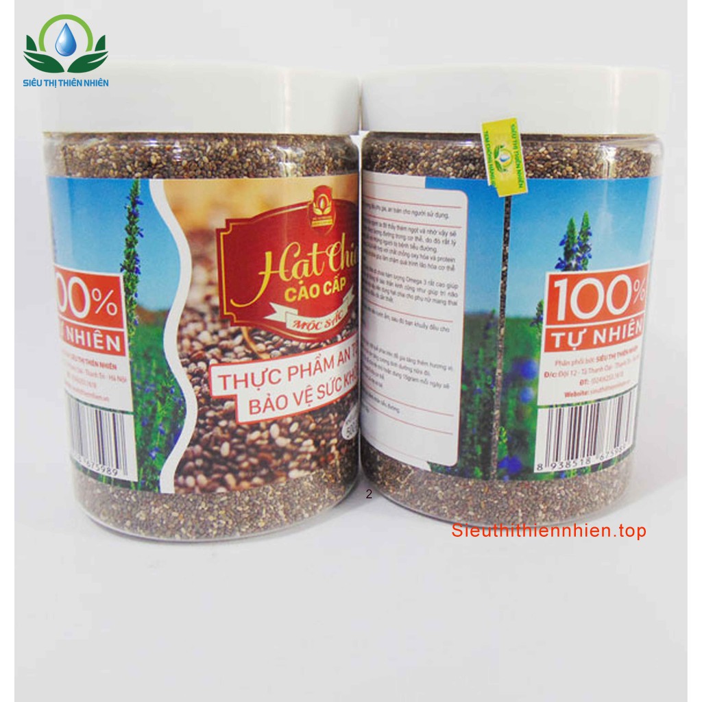 Hạt chia - Salvia nhiều công dụng đóng túi zip, hộp thương hiệu Mộc Sắc | BigBuy360 - bigbuy360.vn