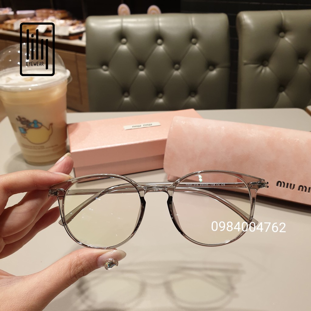 Gọng Kính Cận Nhựa Dẻo Dáng Tròn 215 - Gọng Kính Mắt Lily | BigBuy360 - bigbuy360.vn