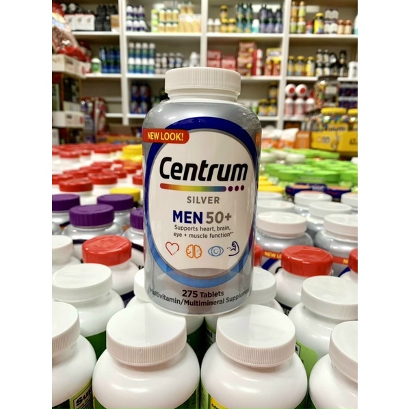 Viên Uống Bổ sung Vitamin Cho Nam Giới CENTRUM SILVER U50+ 275 VIÊN Date 2023