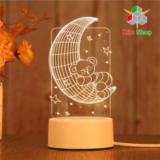 Đèn ngủ 3D ❤️ Quà tặng sinh nhật