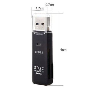 Đầu đọc thẻ nhớ USB 3.0 siêu tốc 2 trong 1 cho thẻ Micro SD SDXC