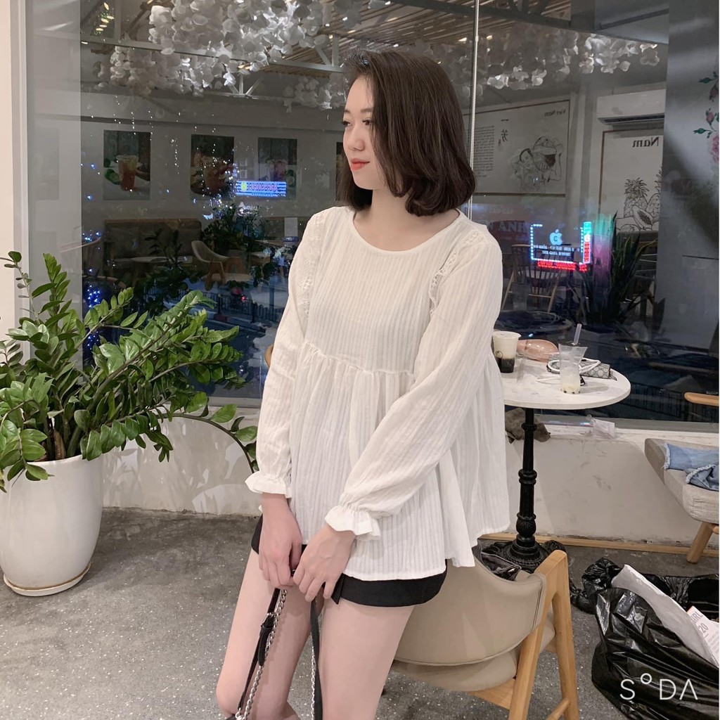 Áo Babydoll Bánh Bèo QL533
