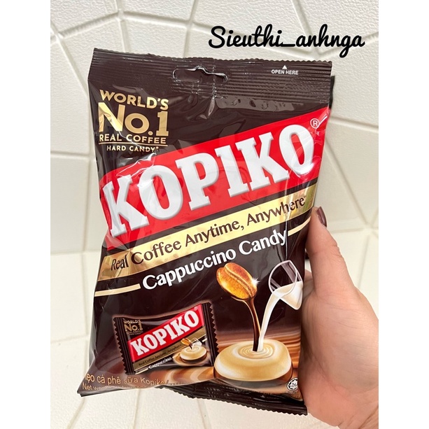 Nhập khẩu Indonesia] Kẹo hương cà phê Kopiko bịch 150g