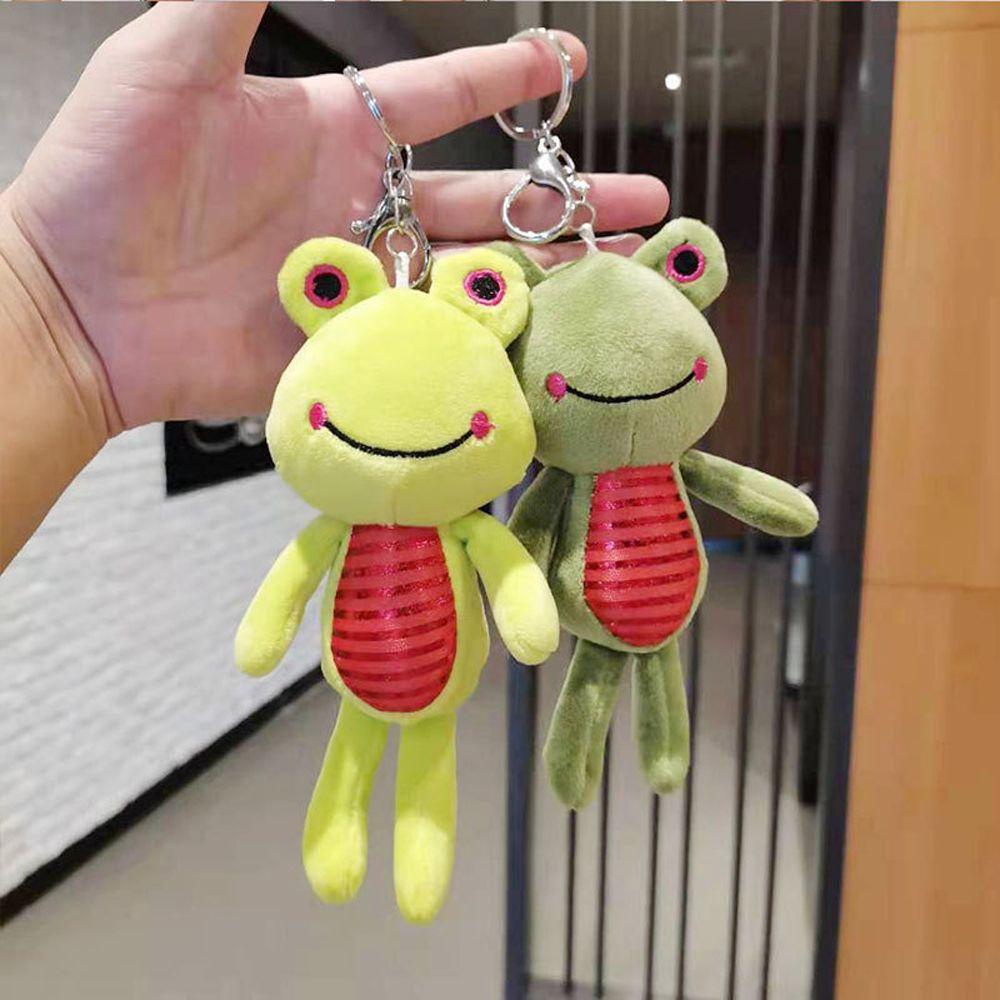 Móc Khóa Xe Hơi / Ba Lô / Túi Xách Bằng Vải Bông Cá Tính Phong Cách Hàn Quốc Dành Cho Nam Nữ