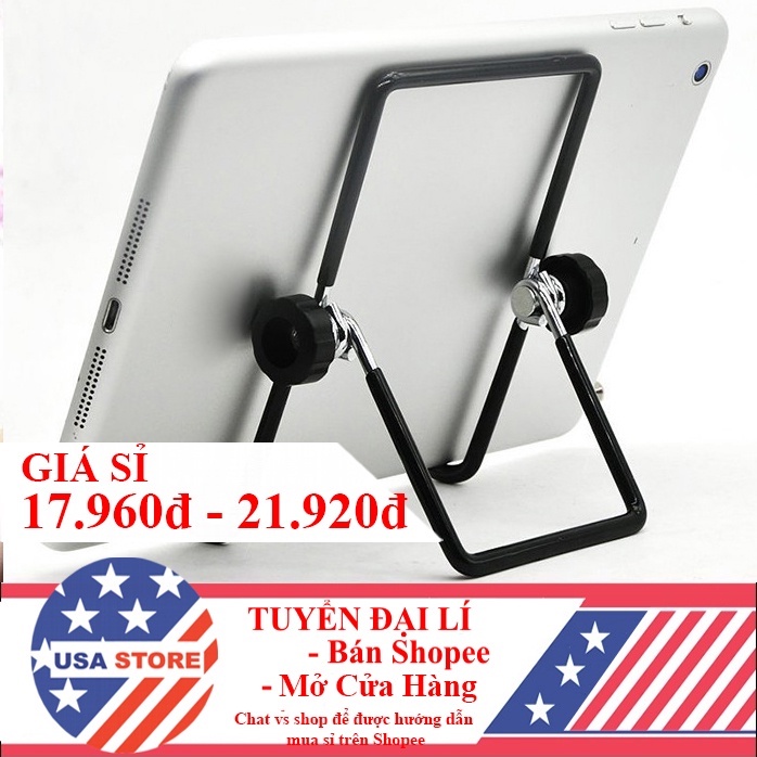 Giá Đỡ Máy Tính Bảng, Ipad Để Bàn KHUNG KIM LOẠI Univ Kiểu 4 - Có Thể Gập Gọn