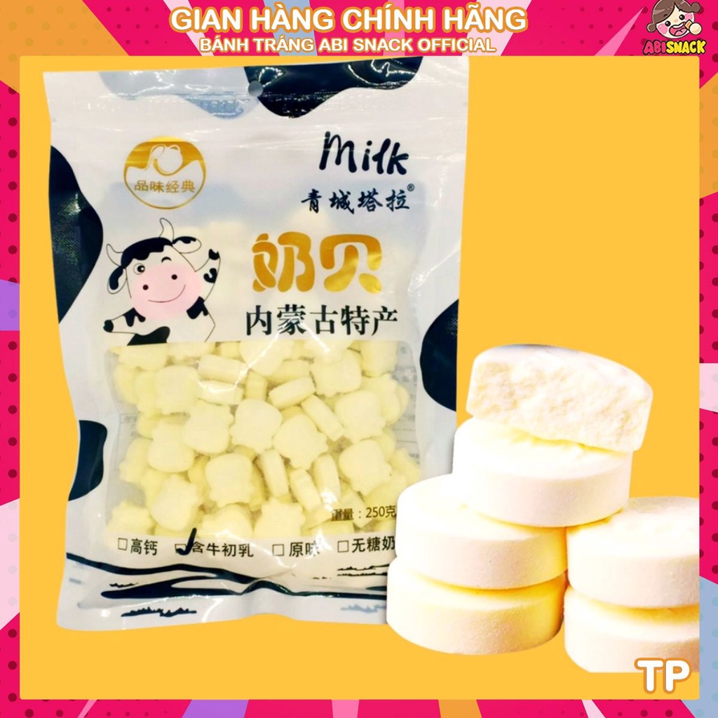 KẸO SỮA BÒ DẠNG VIÊN NÉN GÓI 250G