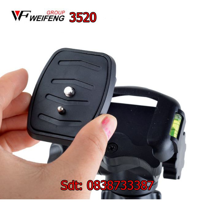 Weifeng 3520 - Đế gắn chân máy ảnh Weifeng 3520 - Loại tốt vừa khít