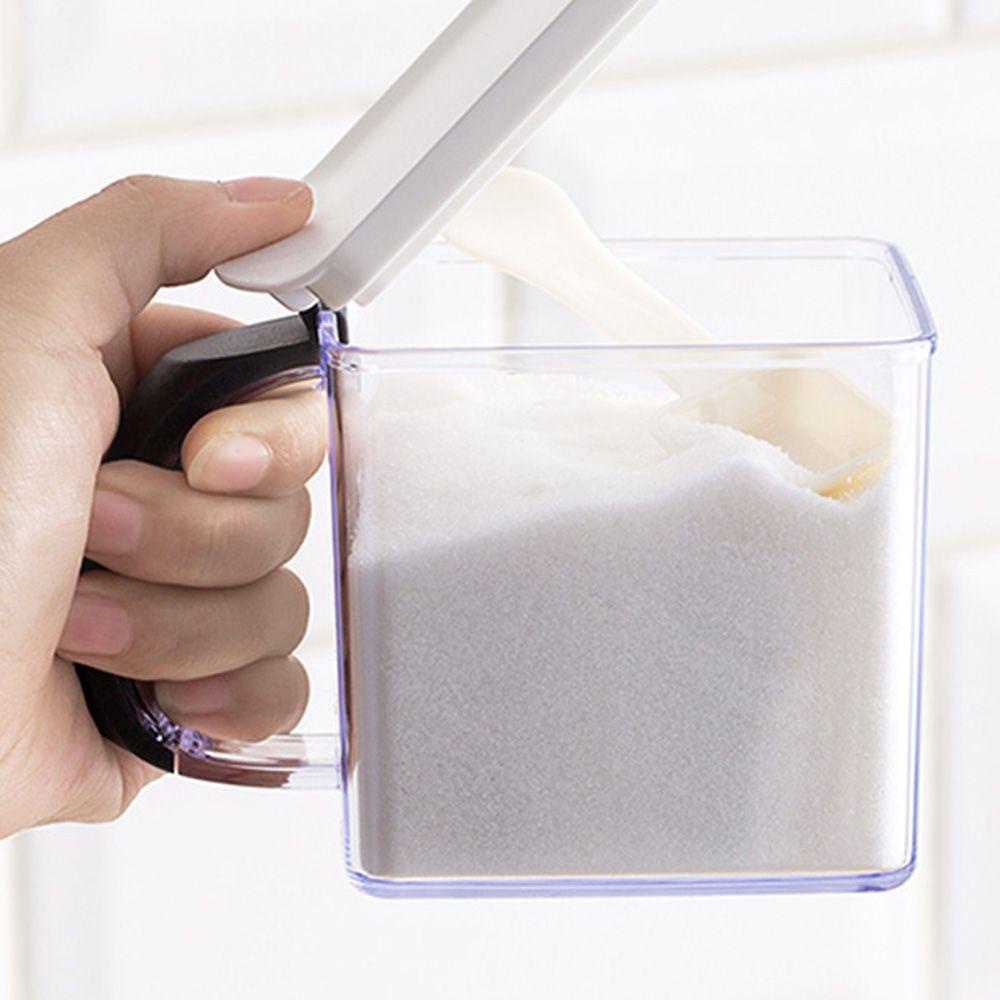Hộp Đựng Gia Vị Kèm Muỗng Tiện Dụng Cho Nhà Bếp / Dã Ngoại