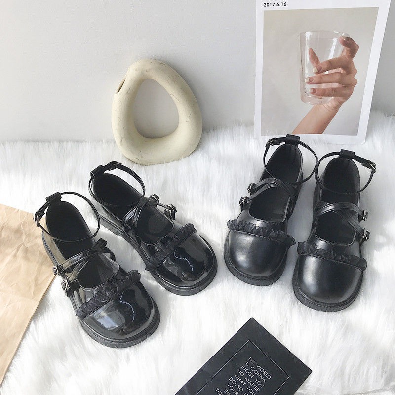 Giày Da Nữ Bít Mũi Phong Cách Anh Quốc | BigBuy360 - bigbuy360.vn