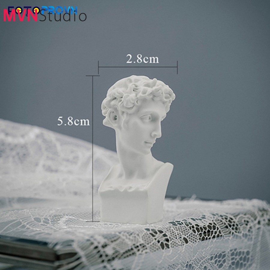 MVN Studio - Tượng thạch cao đạo cụ trang trí chụp ảnh (tượng Apollo, Venus de Milo, Giuliano de Medici)