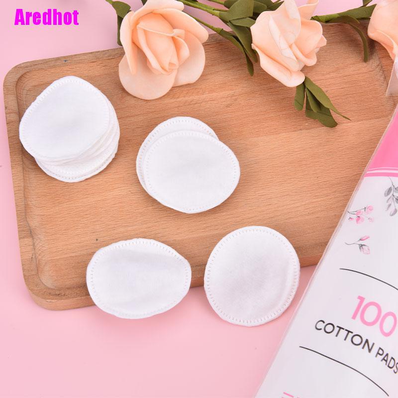 Set 100 Bông Tẩy Trang 100% cotton Mềm Mại Hình Tròn Tiện Dụng