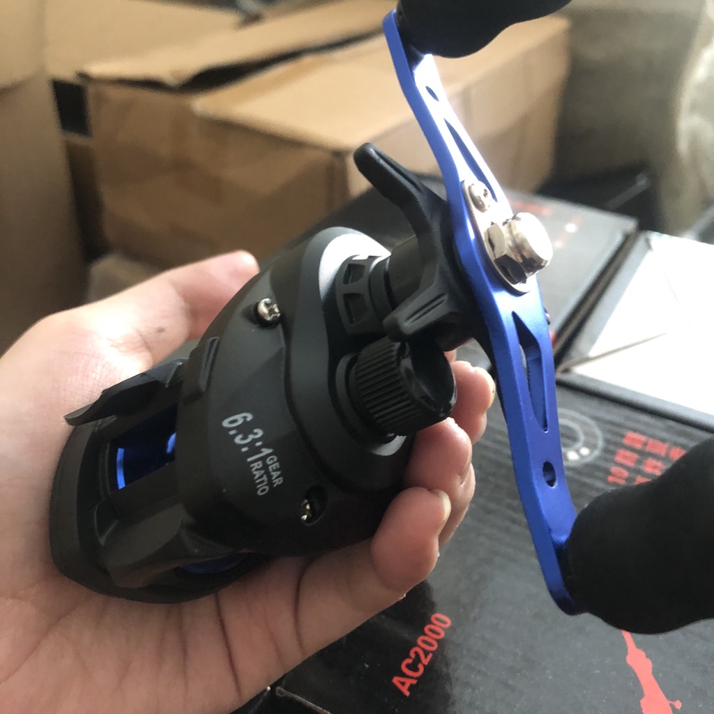 Máy câu lure máy ngang câu cá Lure Pro AC