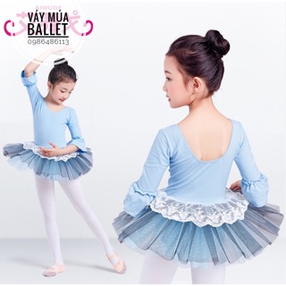 Váy múa ballet phối ren cao cấp