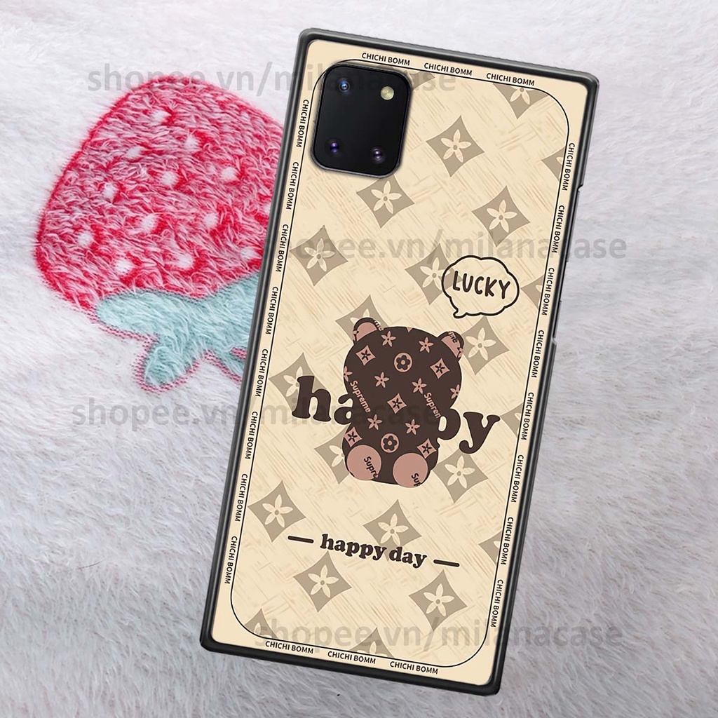 Ốp Samsung Note 10 Lite gấu be@rBrick gấu Teddy Kaws siêu đẹp, phong cách, cá tính