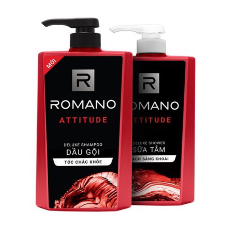 Combo Dầu Gội và sữa Tắm Romano Attitude