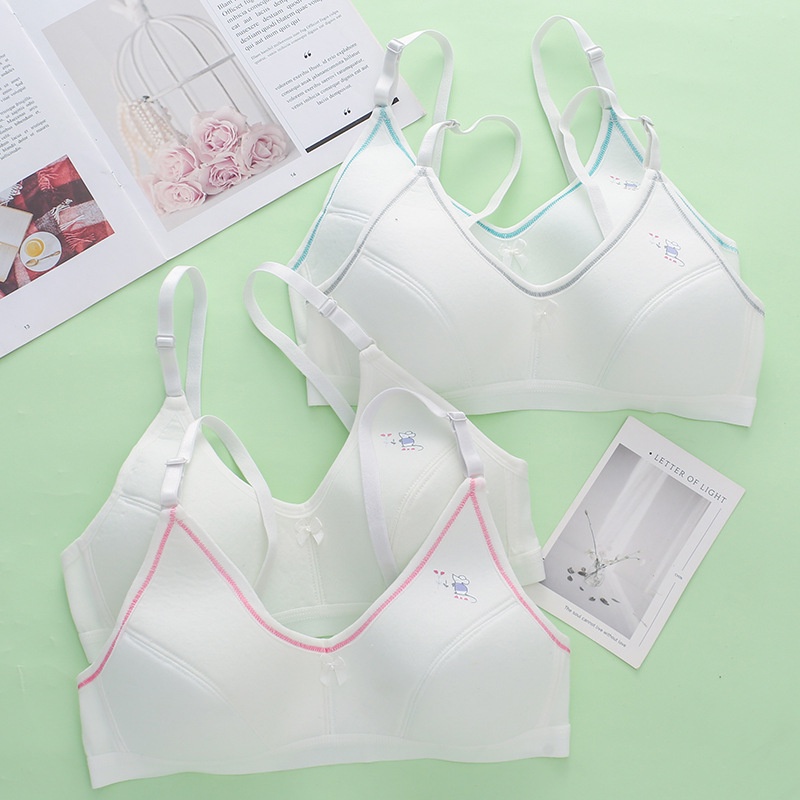 Áo ngực nữ sinh không gọng có móc cài sau lưng cho bé gái từ 30-50kg
