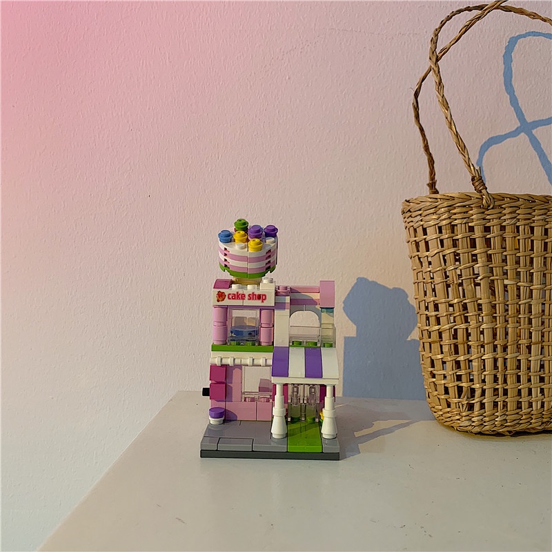 Bộ Đồ Chơi Lắp Ráp Lego Mini Dễ Thương Cho Bé Gái