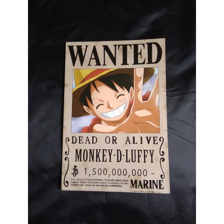 9 Tấm Poster Wanted Truy Nã One Piece Vua Hải Tặc: Luffy Nami Robin Zoro  Usopp Franky Brook Chopper Sanji | Shopee Việt Nam