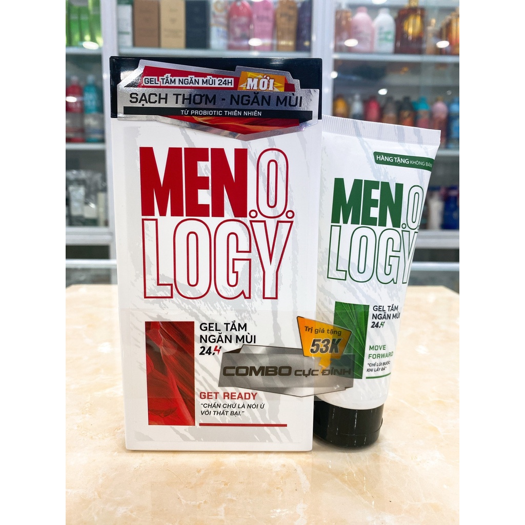 Gel Tắm Nam Ngăn Mùi 24h MEN.O.LOGY 350ml