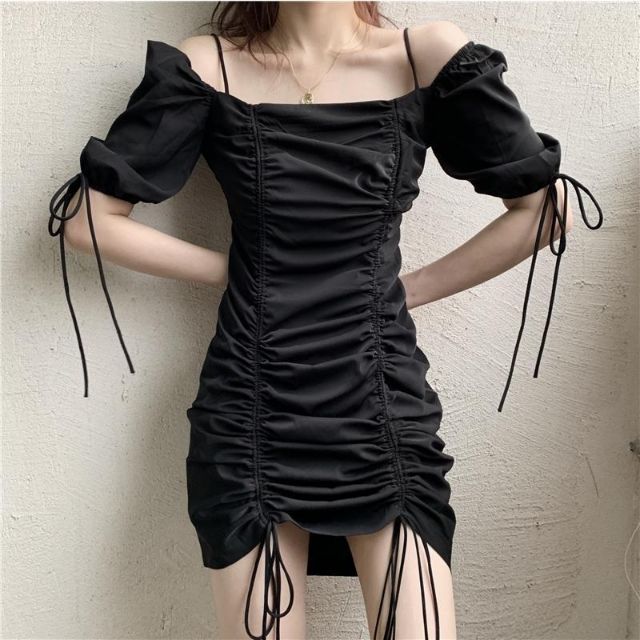 [ORDER TAOBAO]  Váy Body Dây Rút