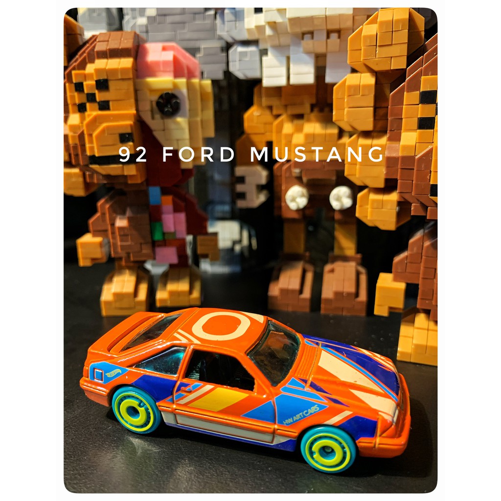 Xe Mô Hình Hot Wheels Loose Không Hộp Ford Mustang 92
