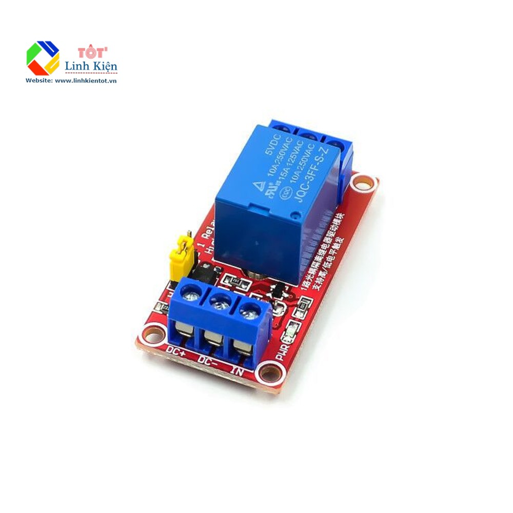 Module Relay 5V 1/ 2/ 4/ 8 kênh cách ly opto, tùy chọn mức kích High/Low 10A