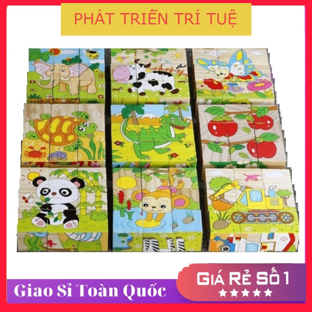 Đồ chơi bộ xếp hình gỗ cho bé thông minh (Đồ Chơi Trẻ Em)