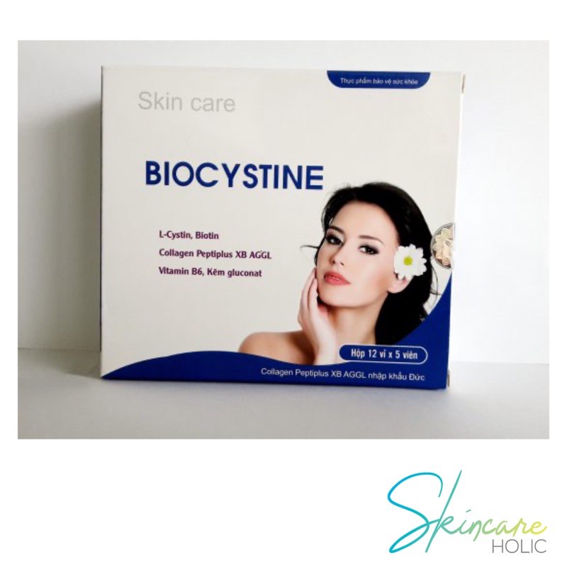 Viên uống Biocystine Đẹp Da_Chống Lão Hoá_Ngừa Rụng Tóc - Hộp 60 viên
