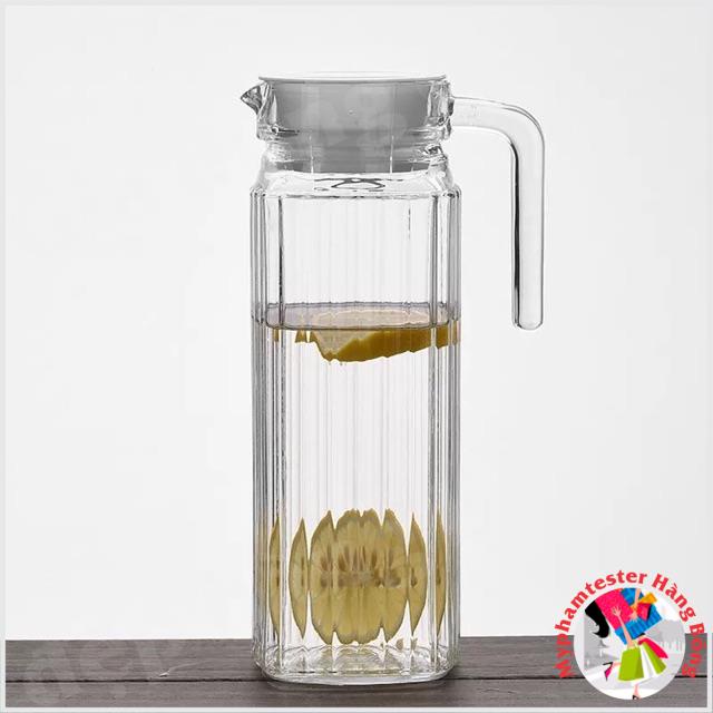 Bình nước vân sọc kẻ 1L hàng đẹp