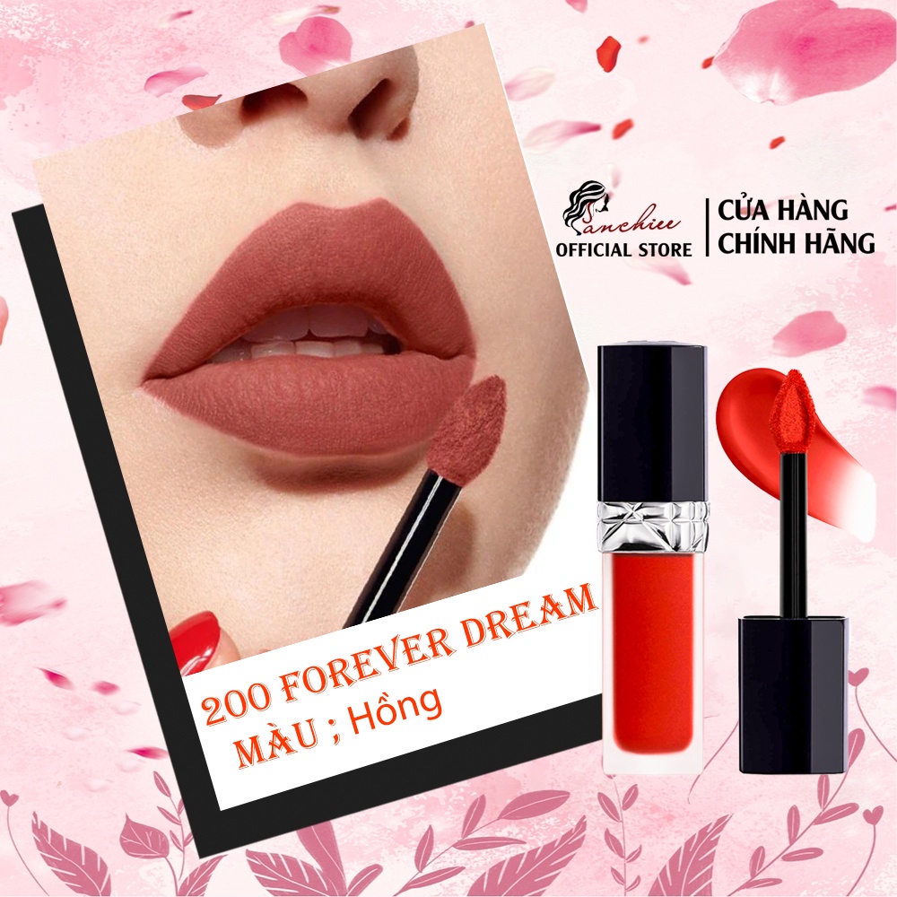 Son Kem Dior Rouge Dior Forever Liquid. Chất Son lì mịn, lên môi quyến rũ và thu hút, [ Hot 2021]