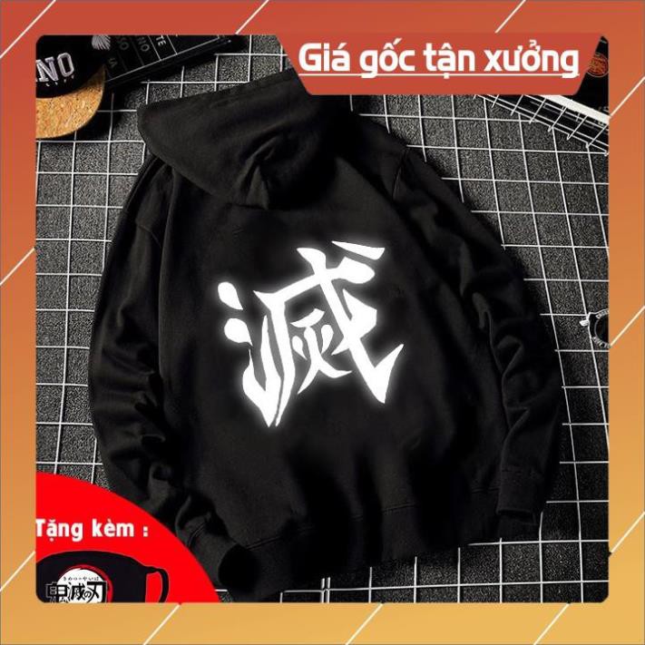 [SALE GIÁ GỐC] [ BÁN CHẠY ] PHẢN QUANG HOODIE KIMETSU NOYAIBA HÀNG HIẾM ĐỘC QUYỀN