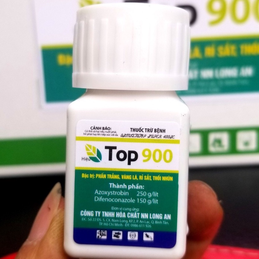 TOP 900 chế phẩm sử lý bệnh đốm lá hoa hồng, vàng lá dưa, cà chua, phấn trắng hoa hồng, rỉ sắt