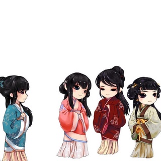 Rập may đồ búp bê BJD - size 1/4 - kiểu cổ trang